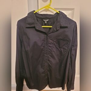 The Limited Women's Black Button Down Shirt